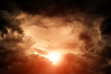 Cloudscape with a Light