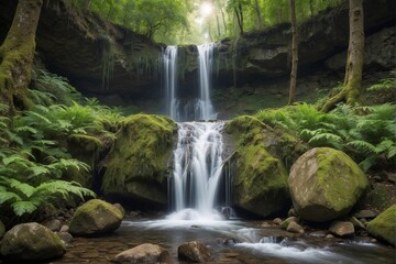 waterfall in the forest