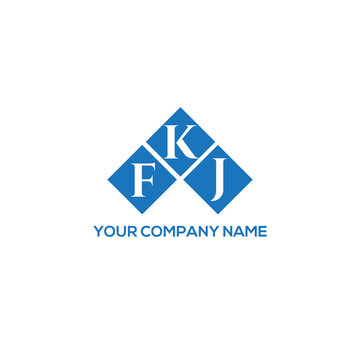KFJ letter logo design on white background. KFJ creative initials letter logo concept. KFJ letter design.
