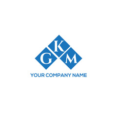 Fototapeta premium KGM letter logo design on white background. KGM creative initials letter logo concept. KGM letter design. 