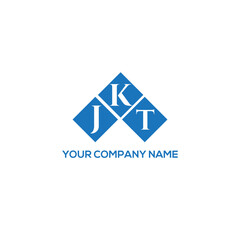 Fototapeta premium KJT letter logo design on white background. KJT creative initials letter logo concept. KJT letter design. 