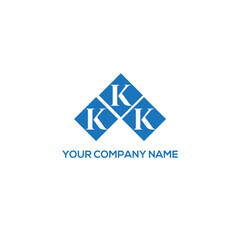 Naklejka premium KKK letter logo design on white background. KKK creative initials letter logo concept. KKK letter design. 