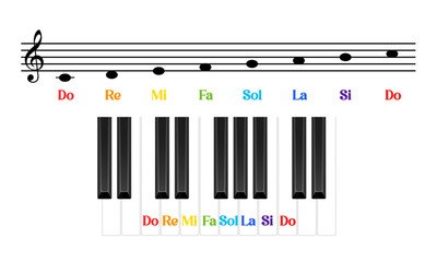 Musical notes learning 