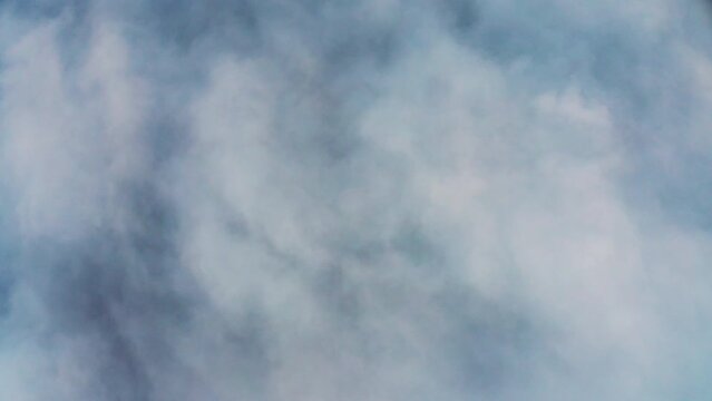 Top down view of the clouds