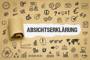 Absichtserklärung	