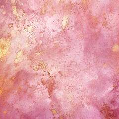 A glamorous and sophisticated abstract background adorned with a harmonious blend of dusty pink and gold hues watercolor