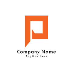 P letter creative logo design icon