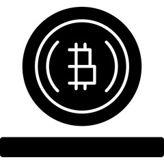 Obraz premium Bitcoin Icon