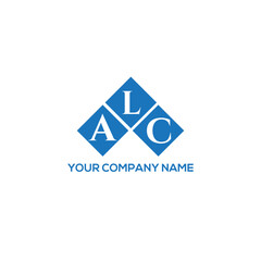 Fototapeta premium LAC letter logo design on white background. LAC creative initials letter logo concept. LAC letter design. 