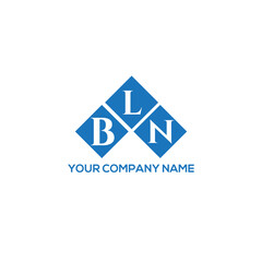 Fototapeta premium LBN letter logo design on white background. LBN creative initials letter logo concept. LBN letter design. 