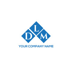 Fototapeta premium LDM letter logo design on white background. LDM creative initials letter logo concept. LDM letter design. 