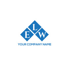 LEW letter logo design on white background. LEW creative initials letter logo concept. LEW letter design.
