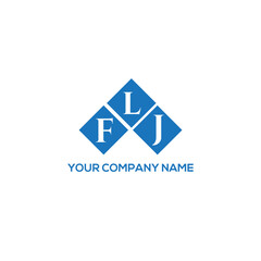 LFJ letter logo design on white background. LFJ creative initials letter logo concept. LFJ letter design.
