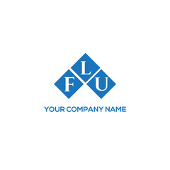 LFU letter logo design on white background. LFU creative initials letter logo concept. LFU letter design.
