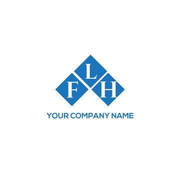 LFH letter logo design on white background. LFH creative initials letter logo concept. LFH letter design.
