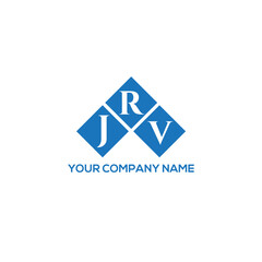 Naklejka premium RJV letter logo design on white background. RJV creative initials letter logo concept. RJV letter design. 