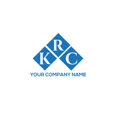 RKC letter logo design on white background. RKC creative initials letter logo concept. RKC letter design.
