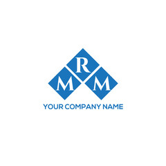 RMM letter logo design on white background. RMM creative initials letter logo concept. RMM letter design.
