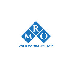 RMO letter logo design on white background. RMO creative initials letter logo concept. RMO letter design.
