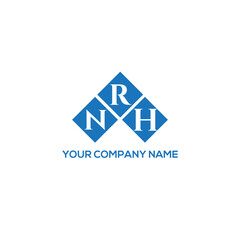 RNH letter logo design on white background. RNH creative initials letter logo concept. RNH letter design.
