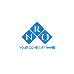 RNO letter logo design on white background. RNO creative initials letter logo concept. RNO letter design.
