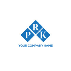 RPK letter logo design on white background. RPK creative initials letter logo concept. RPK letter design.
