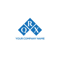 Fototapeta premium RQX letter logo design on white background. RQX creative initials letter logo concept. RQX letter design. 