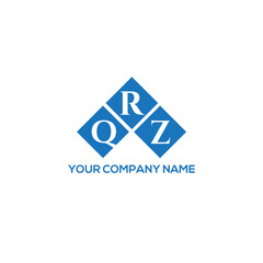 RQZ letter logo design on white background. RQZ creative initials letter logo concept. RQZ letter design.
