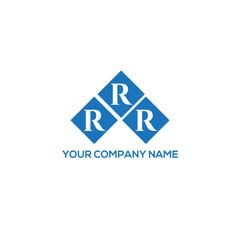 RRR letter logo design on white background. RRR creative initials letter logo concept. RRR letter design.
