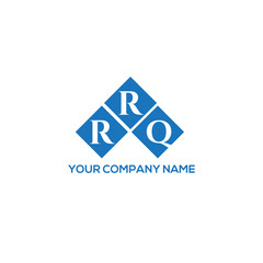 Fototapeta premium RRQ letter logo design on white background. RRQ creative initials letter logo concept. RRQ letter design. 