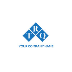 Fototapeta premium RTQ letter logo design on white background. RTQ creative initials letter logo concept. RTQ letter design. 