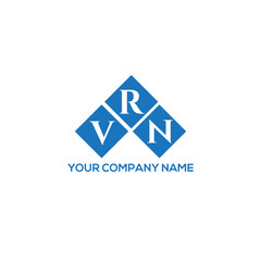 Fototapeta premium RVN letter logo design on white background. RVN creative initials letter logo concept. RVN letter design. 