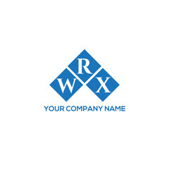 Fototapeta premium RWX letter logo design on white background. RWX creative initials letter logo concept. RWX letter design. 