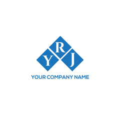 RYJ letter logo design on white background. RYJ creative initials letter logo concept. RYJ letter design.
