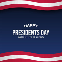 Happy presidents day design