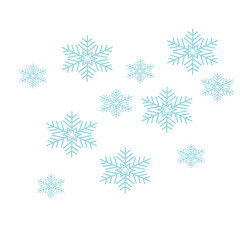 White Winter Snowflakes
