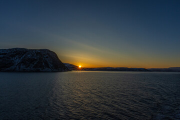 Seascape in Malangen, Troms, Norway