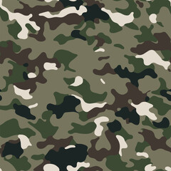 Camoflage seamless pattern design 