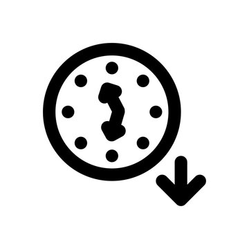 decrease line icon