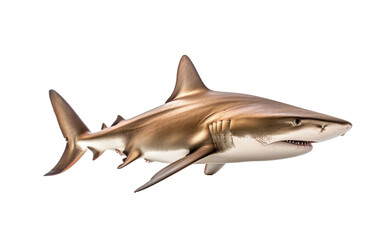 Spinner Shark Fast Moving Shark Isolated on a Transparent Background PNG