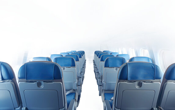 Airplane Ride Aerial Travel In Speed Isolated on a Transparent Background PNG