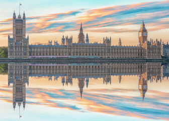The Palace of Westminster in London City, United Kingdom