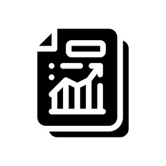 statistics glyph icon