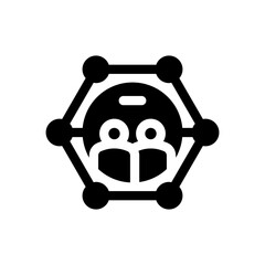 group glyph icon