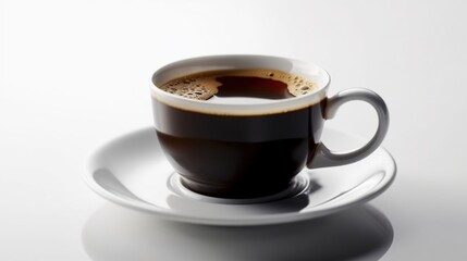 Cup Of Coffee White Background