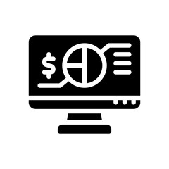 pie chart glyph icon