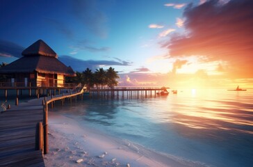 beach and lagoon wallpaper free