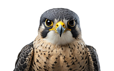 Peregrine Falcon Predator Isolated on a Transparent Background PNG
