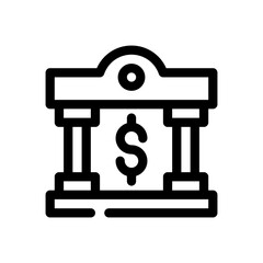 bank line icon