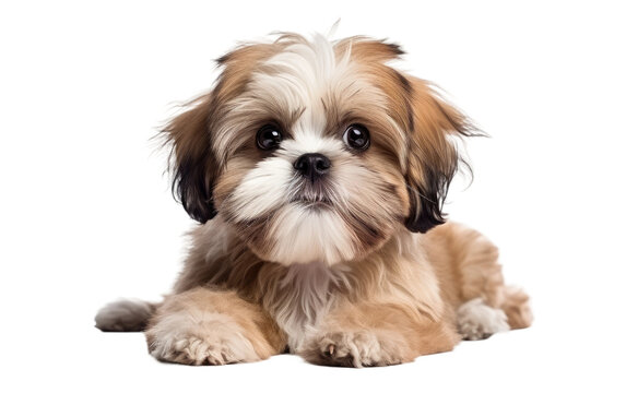 Shih Tzu Affectionate charm Dog Isolated on a Transparent Background PNG